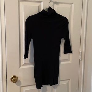 Michael Stars black elbow sleeve turtleneck